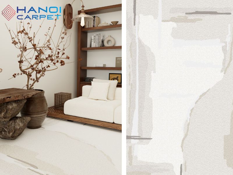 Thảm hiện đại cho phòng khách