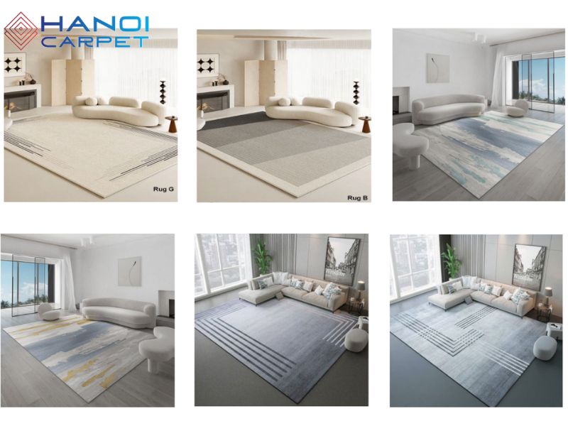 Chọn kích thước thảm phù hợp với không gian