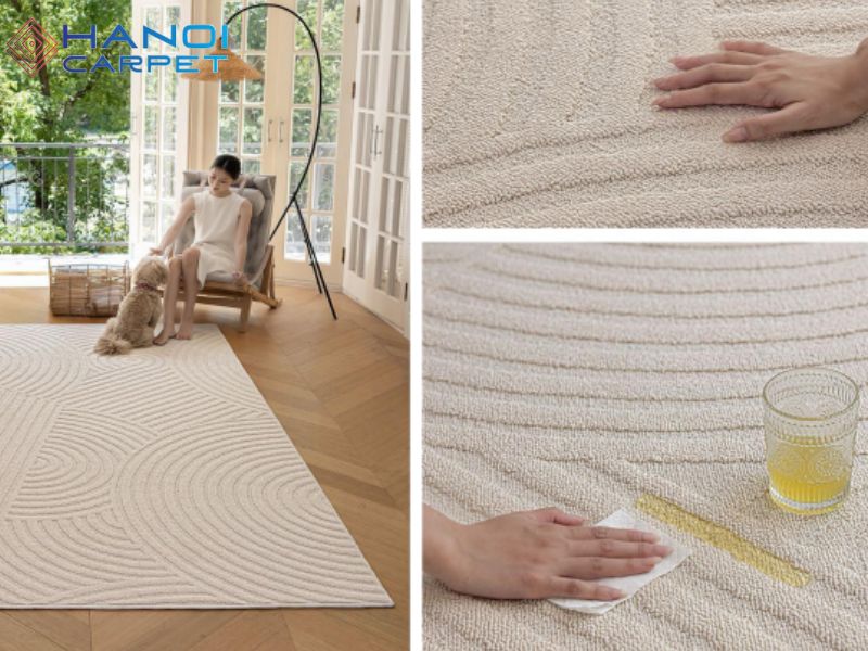 Thảm trượt nước nâng tầm thẩm mỹ cho không gian hiện đại