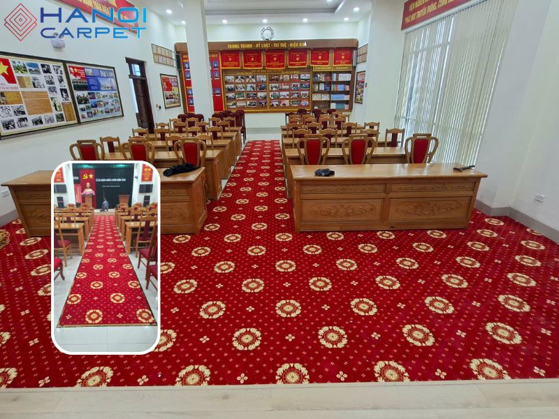 Thảm len trải sự kiện