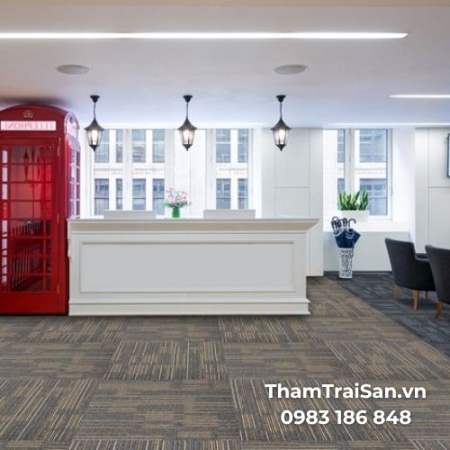 Ứng dụng của thảm tấm văn phòng Alpes mã màu 02-05