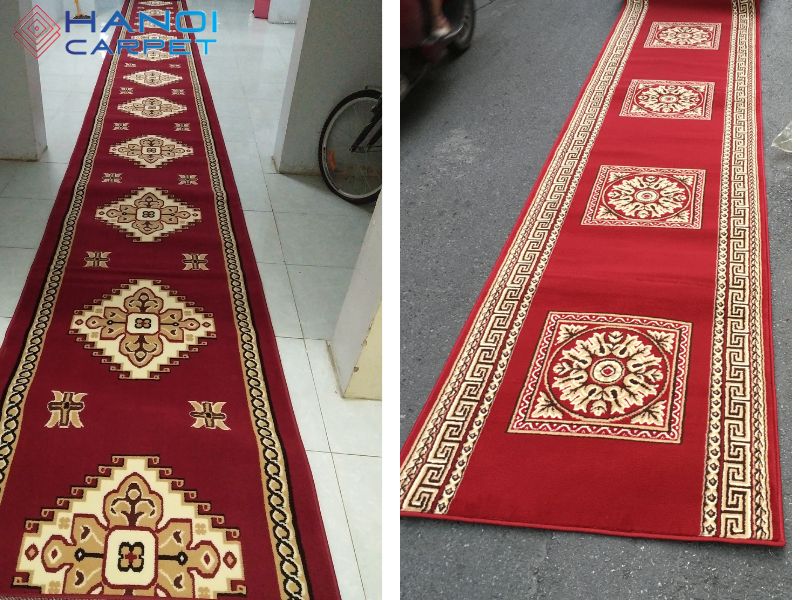 Thảm đỏ có nhiều loại với chất liệu và độ dày khác nhau