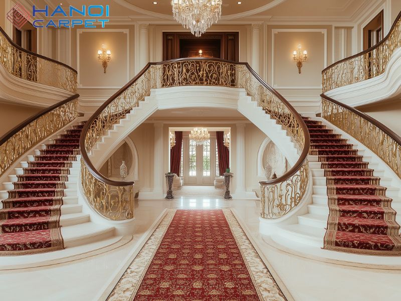 Thảm cầu thang vân sọc