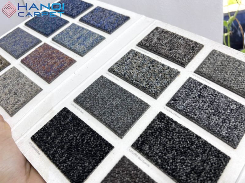 Bảng mẫu thảm acrylic