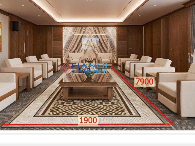 Thảm BA công trình tại Trường Chinh 