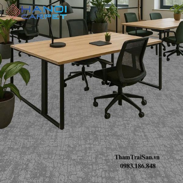 Thảm tấm 50x50cm CCT lắp trong văn phòng