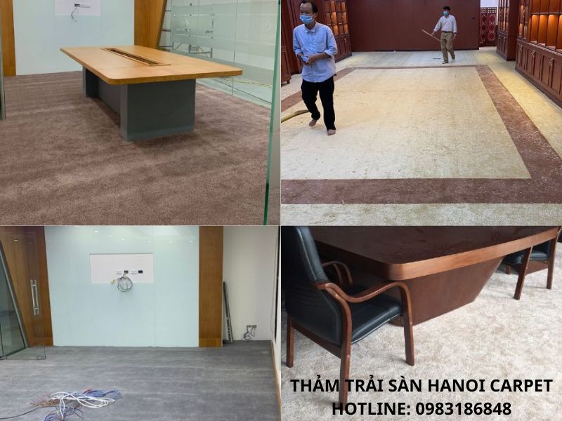 Mầu thảm dễ phối cho không gian phòng khách