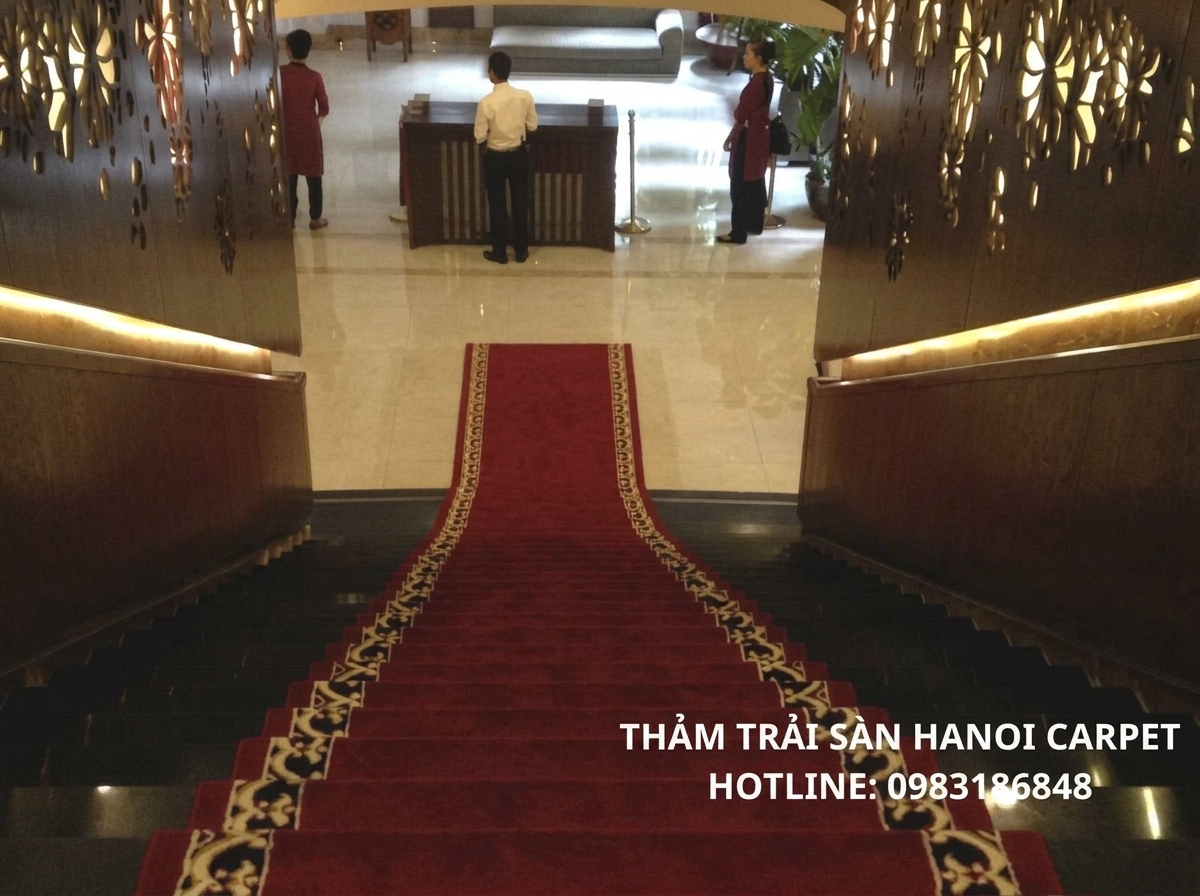 Kích thước thảm, độ dài rộng theo yêu cầu của khách hàng