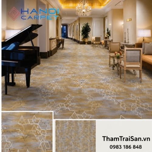 Thông số kỹ thuật của thảm Axminster trải nhà hàng, khách sạn KY