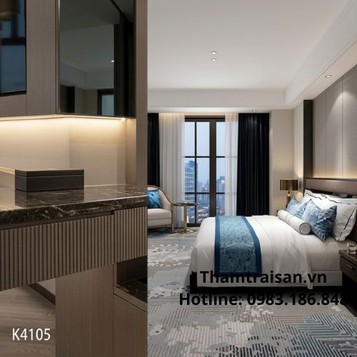 Thảm nylon in mã màu K4105