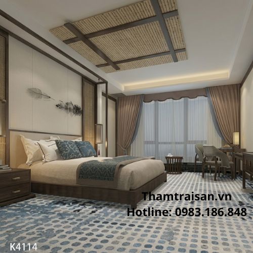 Thảm nylon in mã màu K4114