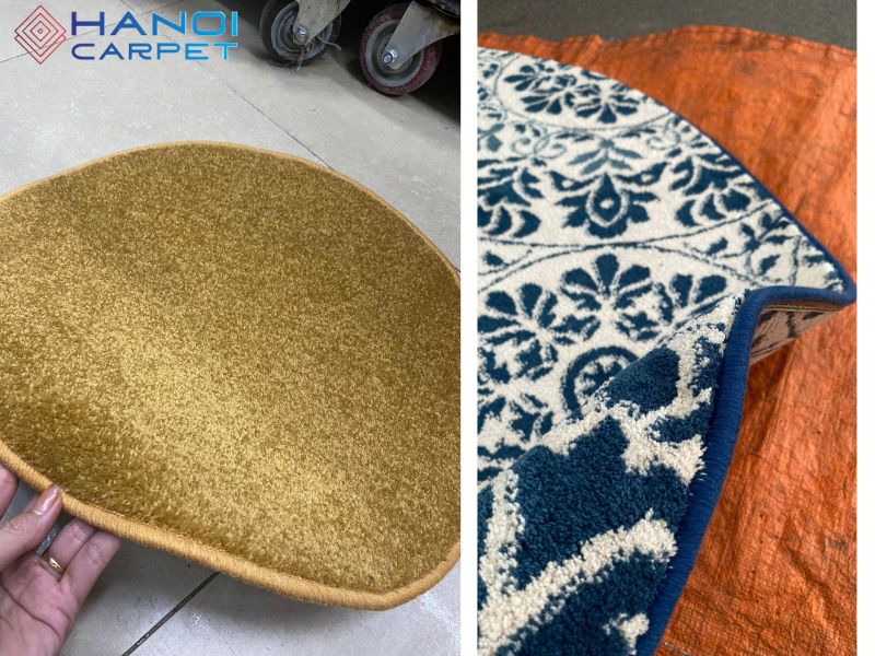 Thảm được sản xuất theo kích thước thực tế