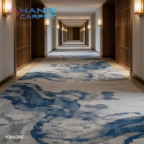 Thảm trái sàn hành lang khách sạn KW