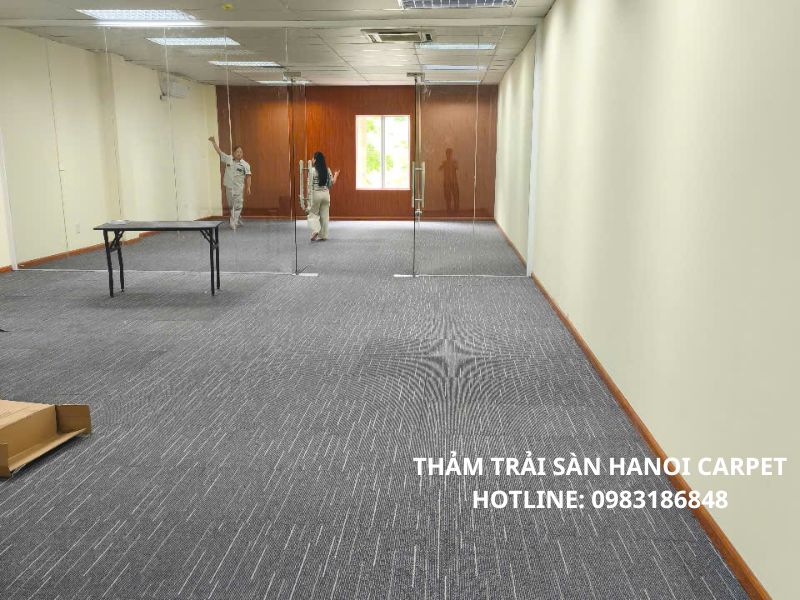 Hanoi Carpet là đơn vị thi công chuyên nghiệp, đúng tiến độ