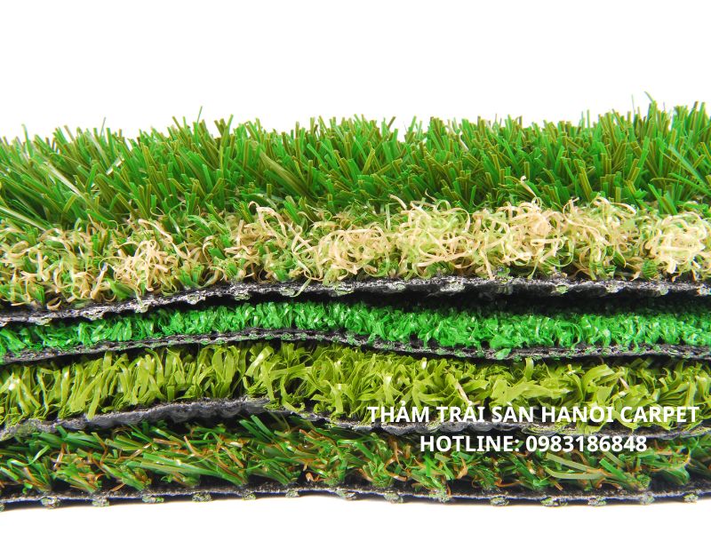 Chất liệu sợi cỏ ảnh hưởng đến mức giá của thảm cỏ
