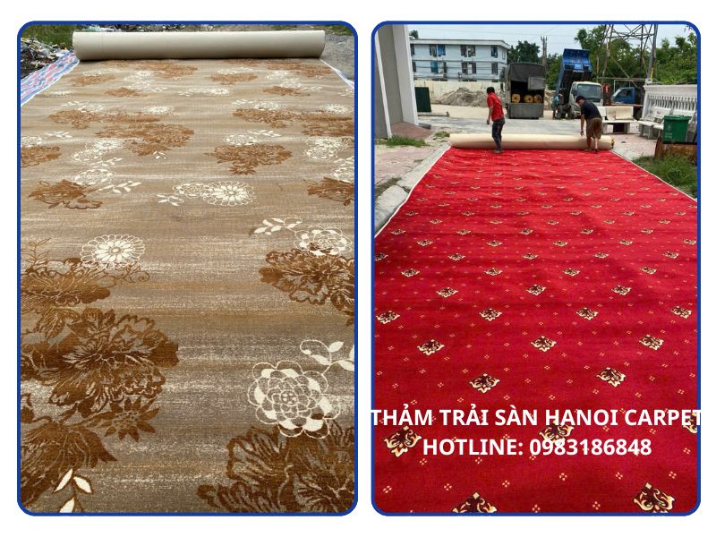 Hoa văn và tính thẩm mỹ thảm Nylon In