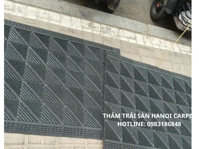 Thảm chống bụi 3in1 được thiết kế cho những khu vực có nhiều người qua lại