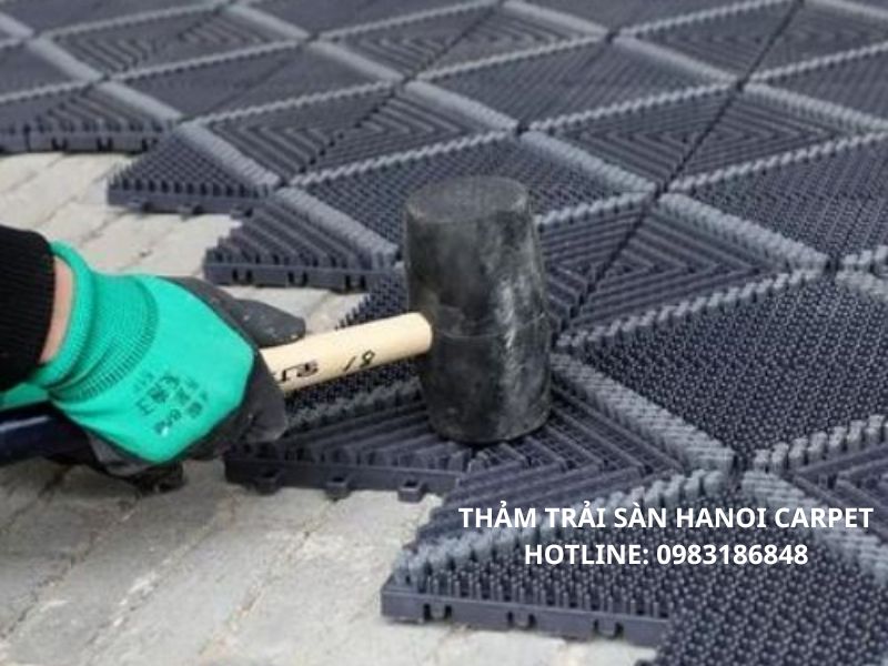 Lắp đặt thảm chống bụi 3in1