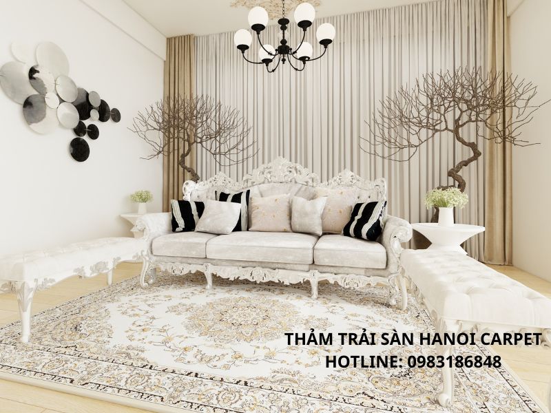 Thảm sợi tổng hợp – bền, dễ vệ sinh