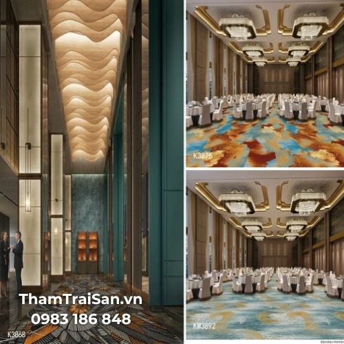 Cấu tạo và chất liệu của thảm khách sạn, nhà hàng, khu vực Public Area HT-09