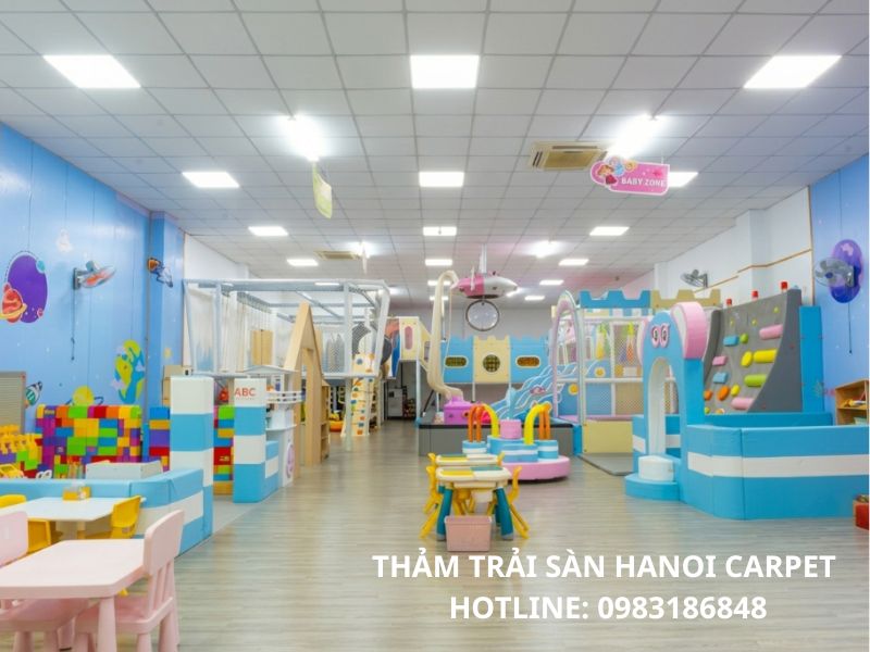 Thảm Simili trải sàn cho khu vui chơi