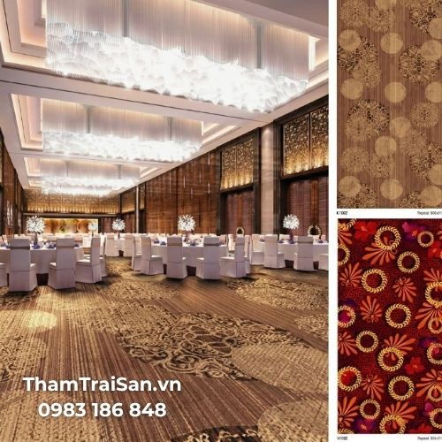 Ưu điểm nổi bật của thảm Axminster trải nhà hàng, khách sạn PA22