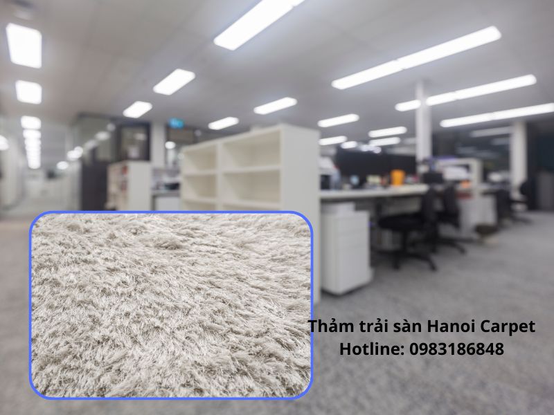 Thảm trải văn phòng sợi Len pha
