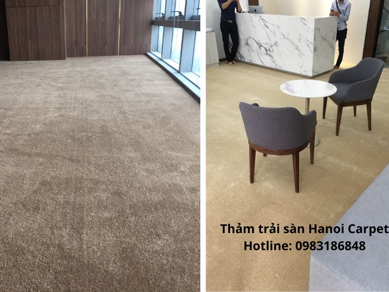Sử dụng thảm trải sàn để che khuyết điểm nhanh chóng