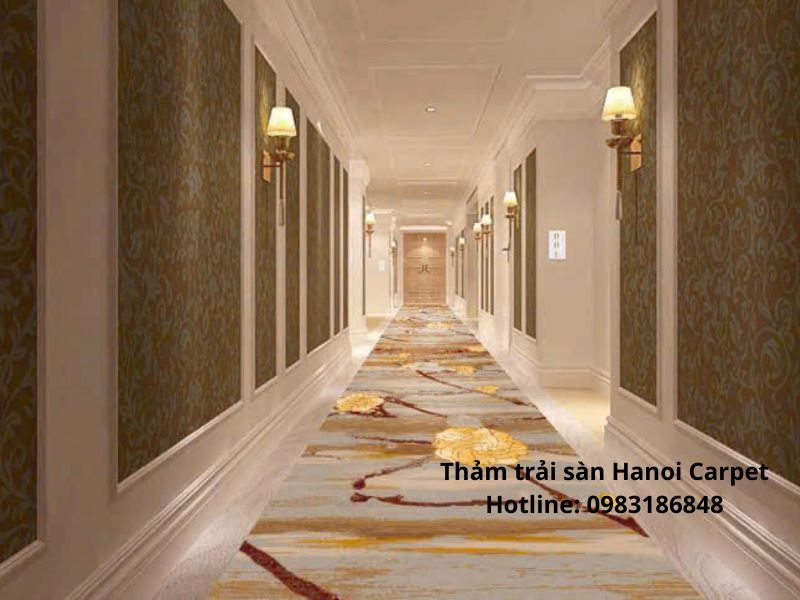 thảm hành lang khách sạn