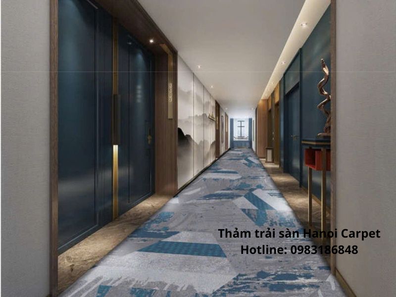 Thảm nylon in cho khách sạn cao cấp