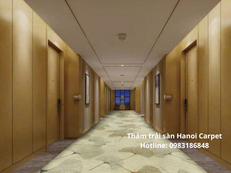 Công trình thực tế lắp đặt thảm cho khách sạn