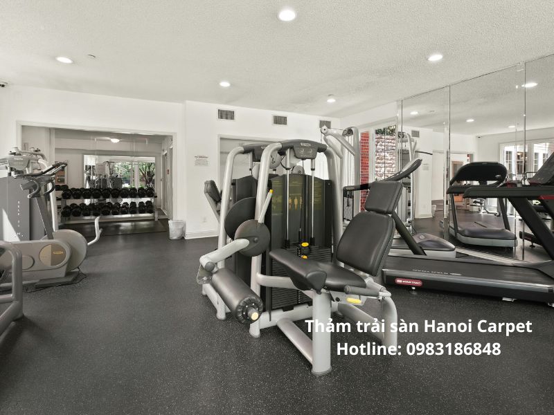 Thảm lót sàn phòng Gym