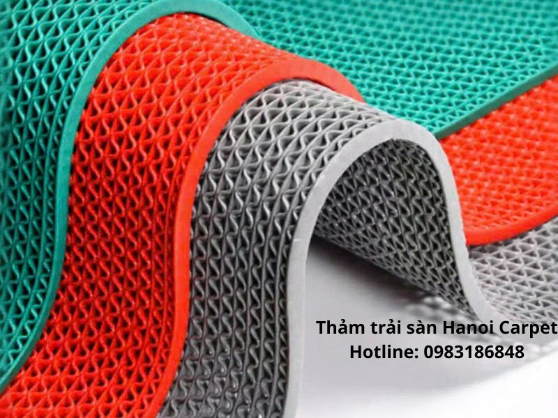 Thảm nhựa lưới thoát nước nhanh, bề mặt luôn khô ráo