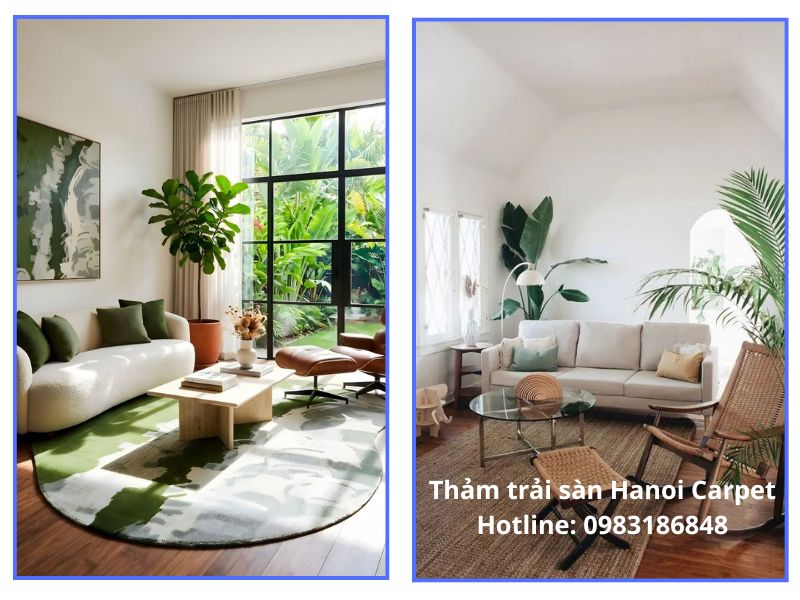 Thảm phong cách Tropical