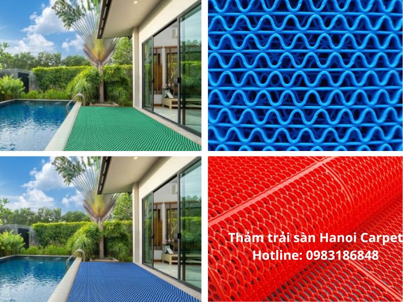 Thảm nhựa cho hồ bơi