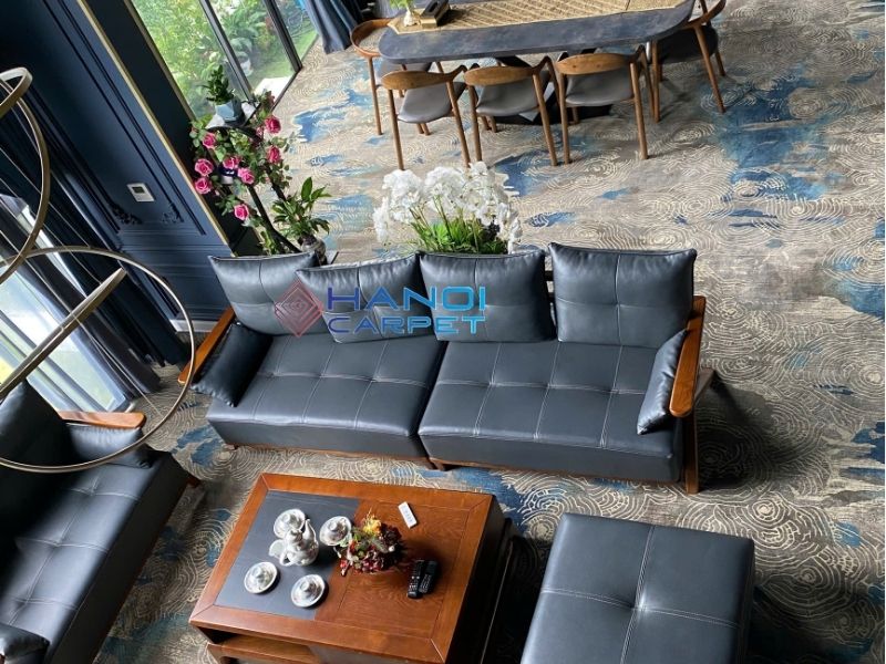 Công trình trải thảm tại Penhouse trên tầng 36 - EcoPark 2