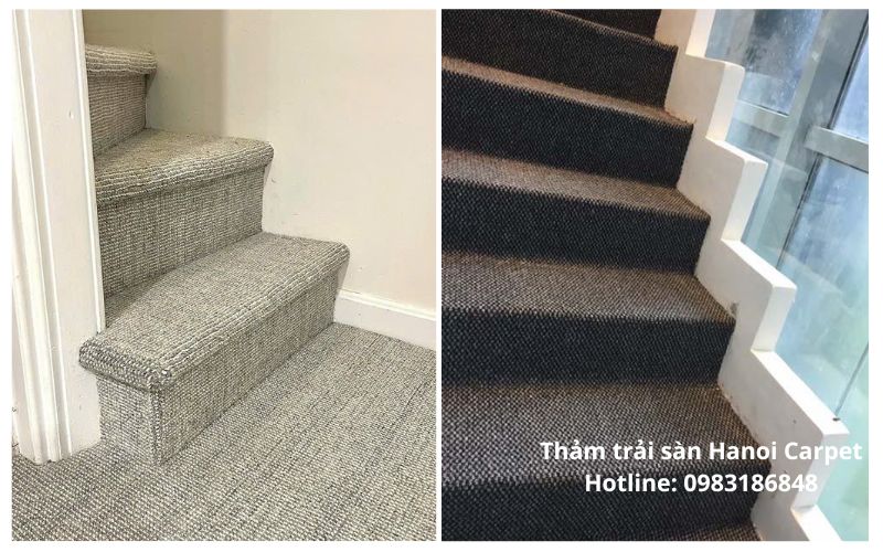 Thảm cầu thang đẹp cho nhà hiện đại