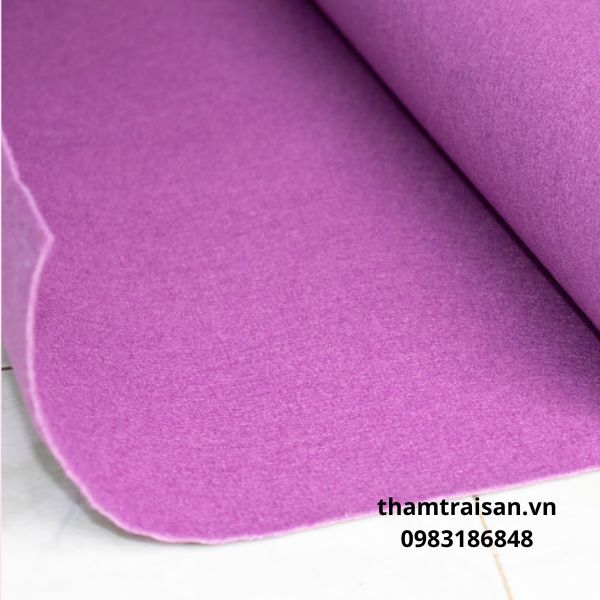 Thảm nỉ màu tím