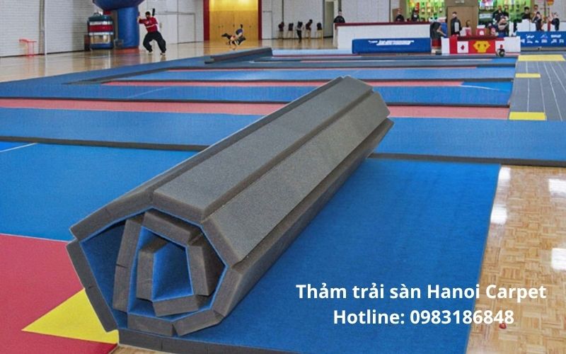thảm tập thể dụng dụng cụ chất liệu PVC