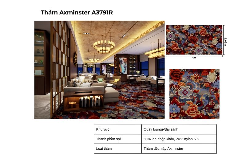 Thảm Axminster cao cấp