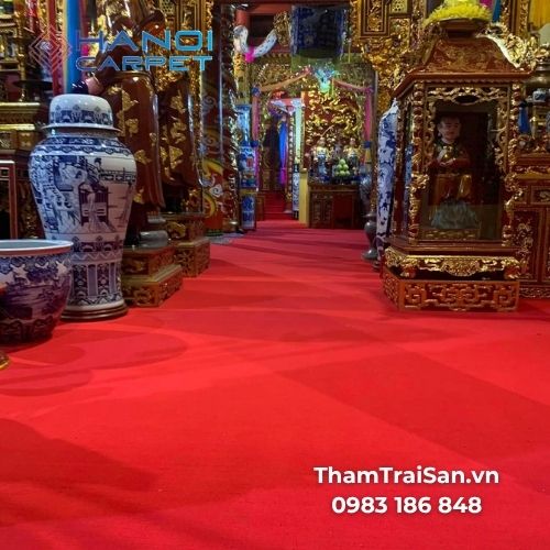 Ứng dụng của thảm đỏ trang trí phòng khánh tiết