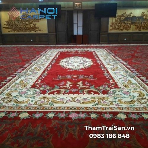 Thảm hội trường họa tiết hoa văn sang trọng