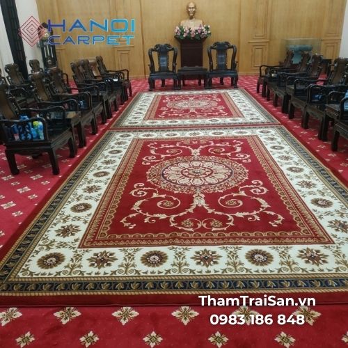 Thảm khánh tiết hoa văn truyền thống có gì nổi bật?