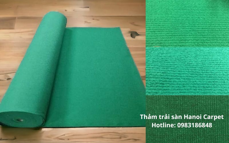 Thảm màu xanh