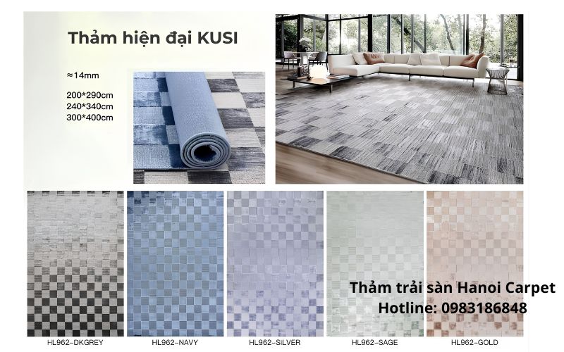 Thảm sofa hiện đại KUSI