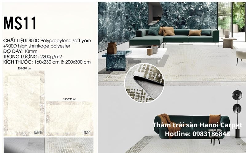 Thảm sofa giá rẻ MS11