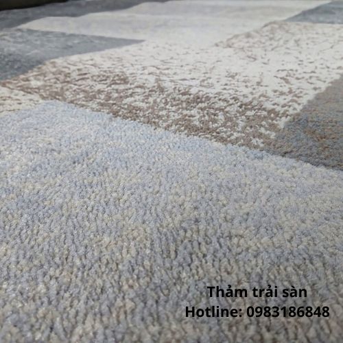 Hình ảnh thực tế của thảm sofa len dày SFLD02