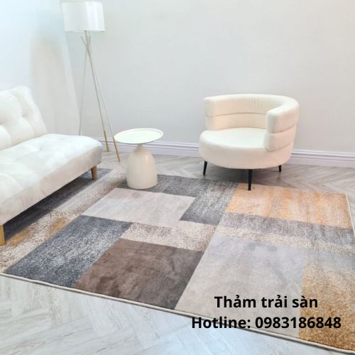 Hình ảnh thảm SFLD01 trong phòng khách