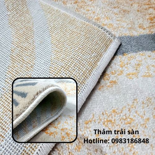 Hình ảnh thực tế của thảm sofa len dày SFLD02