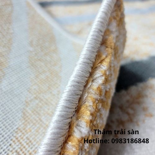 Hình ảnh thực tế của thảm sofa len dày SFLD03